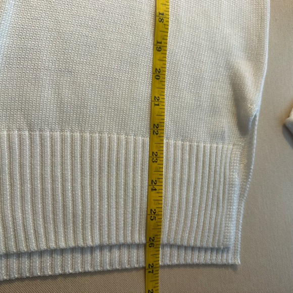 C&C California White Sweater with Navy Anchor - Picture 8 of 8